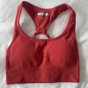 Forever 21 Coral Sports Bra Medium